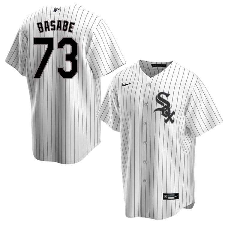 Nike Men #73 Luis Basabe Chicago White Sox Baseball Jerseys Sale-Pinstripe